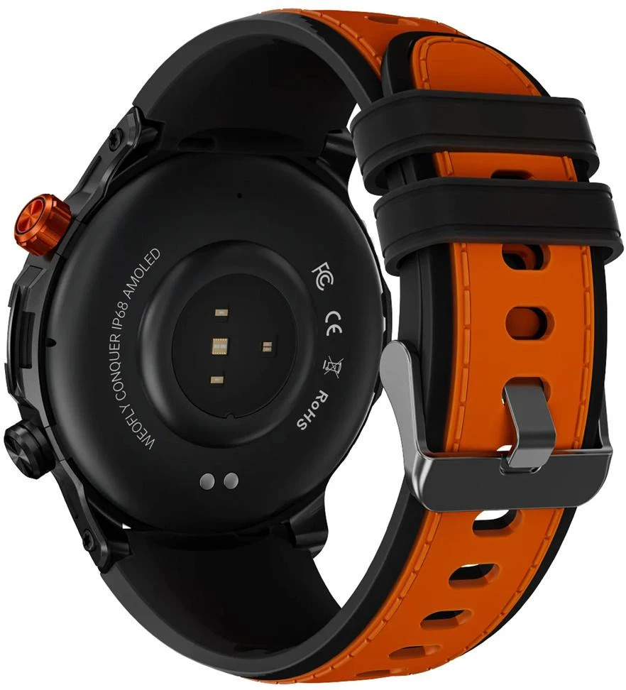 Weofly Conquer Išmanusis laikrodis - Multifunction Watch Bluetooth 5.3 Oranžinis