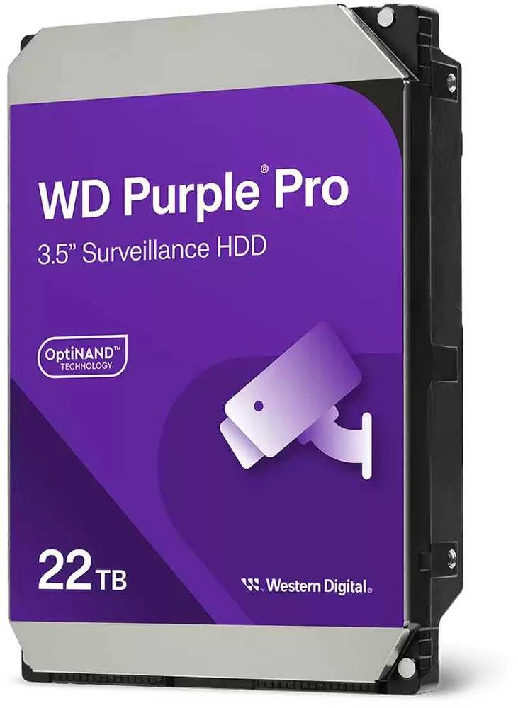 Vidinis Kietasis Diskas - Western Digital Violetinė Pro 22 TB 7200 RPM 512 MB 3.5"