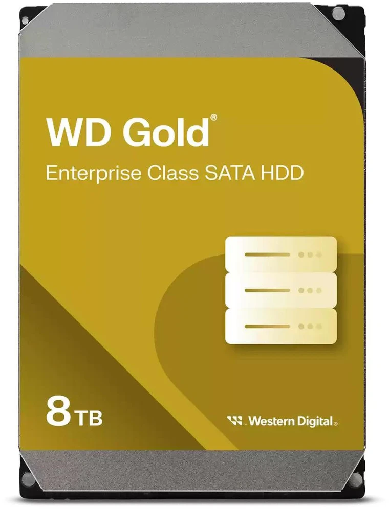 „Sandisk WD Gold 8TB SATA 6Gb/s 3,5 colio HDD“