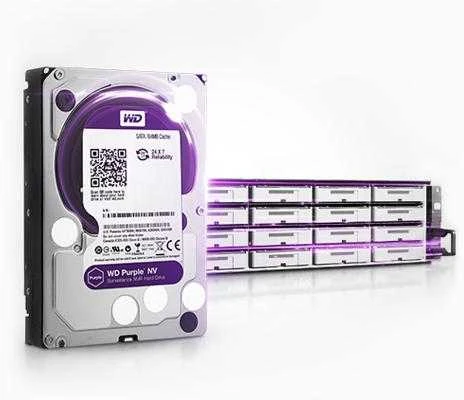 Western Digital HDD AV WD Violetinė (3.5'', 2TB, 256MB, 5400 RPM, SATA 6 Gb/s)