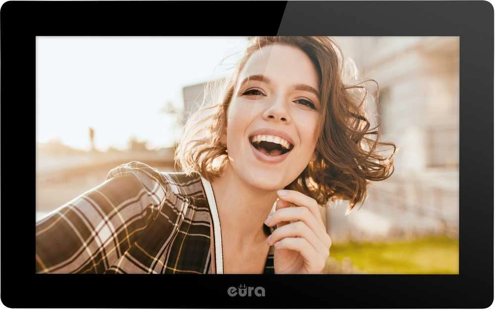 VAIZDO TELEFONDOTYNIS EURA VDP-86A3 – 10 colių monitorius, juodas, TUYA