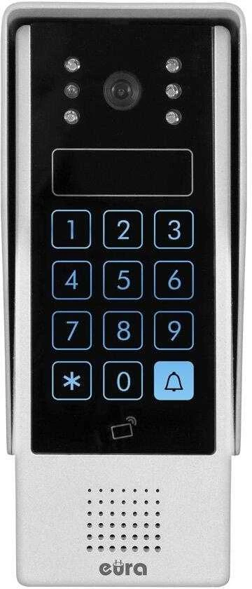 EUA VIDEO DOORPHONE EURA VDP-90A3 DELTA + baltas TUYA monitorius