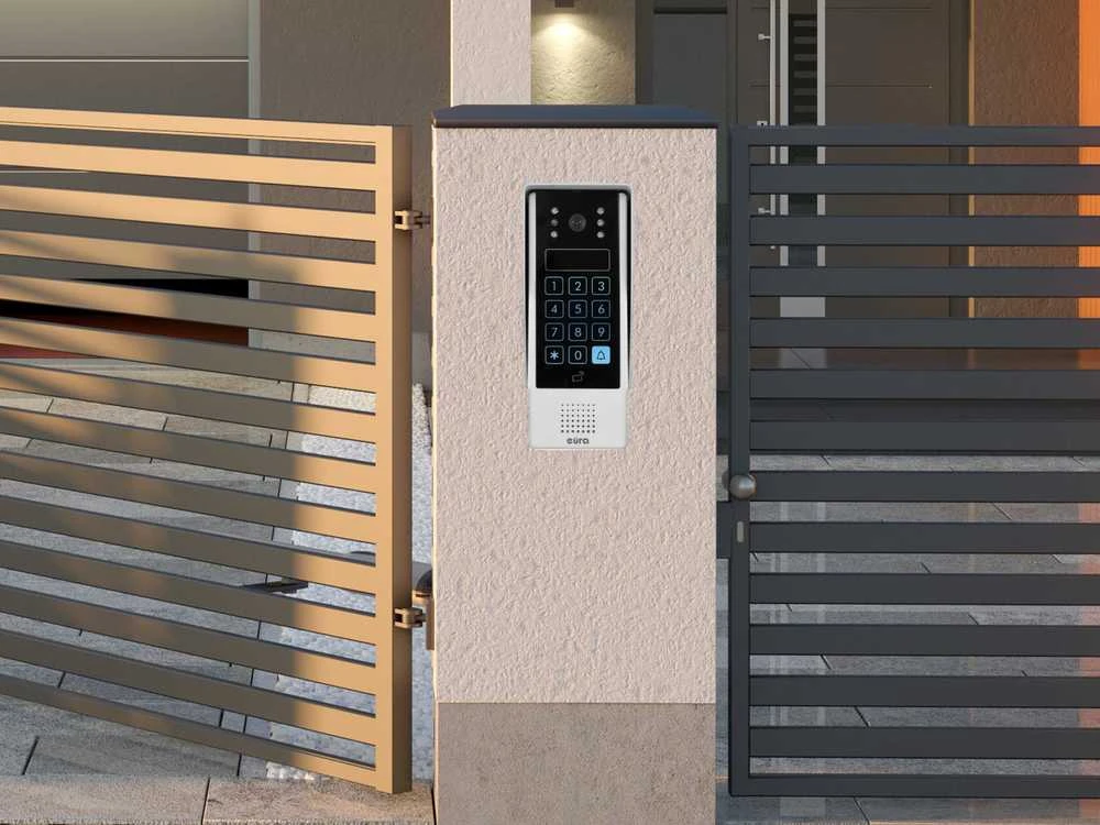 EUA VIDEO DOORPHONE EURA VDP-90A3 DELTA + baltas TUYA monitorius