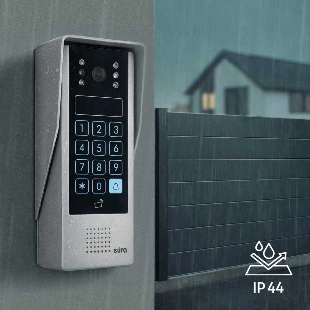 EUA WIDEODOMOFON EURA VDP-90A3 DELTA + juoda monitorius TUYA