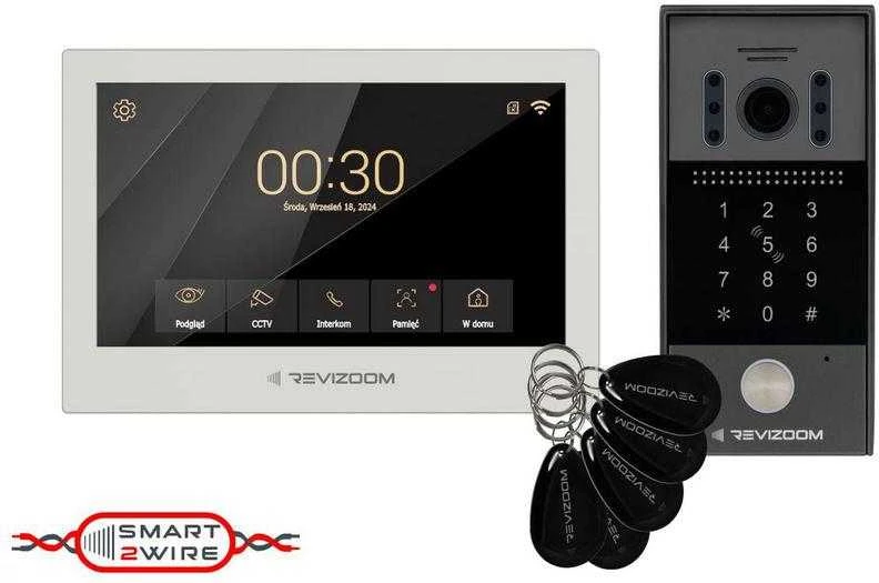 Commax Vaizdo stebėjimo kamera REVIZOOM RM-T273HD Baltas/RC-212HD-CK1