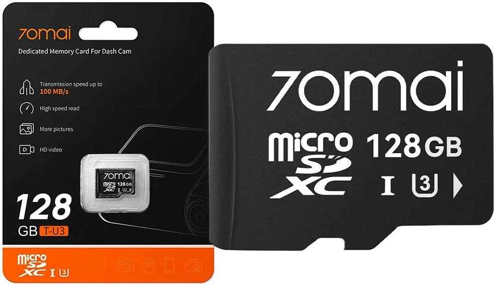 70mai Omni X800 4K Juoda + karta 70mai SD 128GB