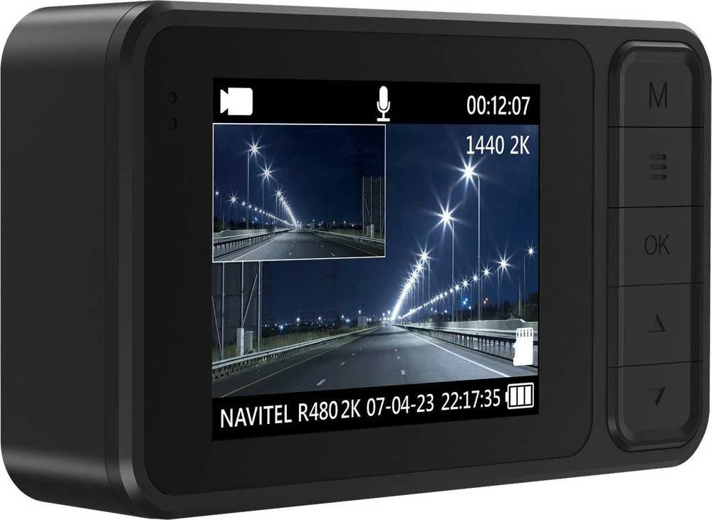 „Navitel“ | Vaizdo registratorius su 2K vaizdo kokybe | R480 2K | 320 x 240 | Įtraukti žemėlapiai