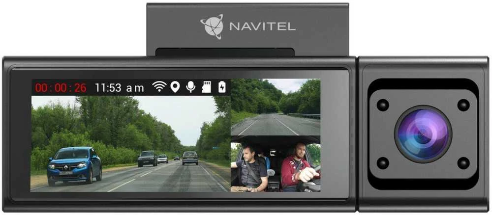 „Navitel“ | Trijų kanalų „Full HD“ vaizdo registratorius | RC3 PRO | GPS (palydovinis) | 820 x 320 | Įtraukti žemėlapiai