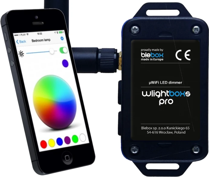 BleBox wLightBoxS Pro - WiFi LED valdiklis - Android/iOS programa