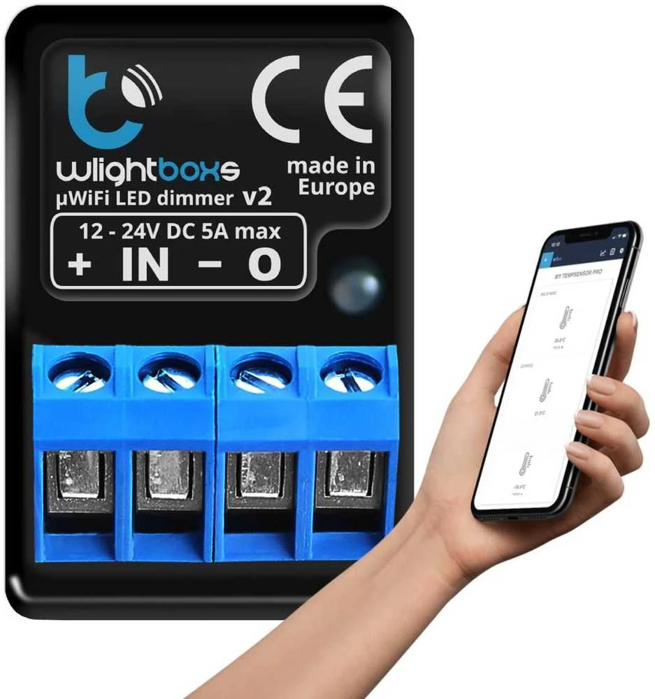 BleBox wLightBoxS v2 - WiFi LED valdiklis - Android/iOS programėlė