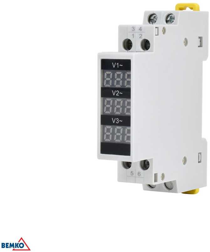 Wskażnik napięcia 3F CYFROWY 80-500V SCHELINGER