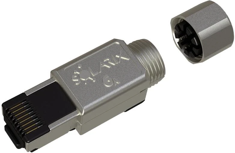 SOLARIX RJ45 SELARIX RJ45 CAT.6A STP NAUJA 1 vnt. MODULINĖ JUNGTIS