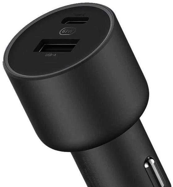 XIAOMI 67W automobilinis įkroviklis USB-A + Type-C