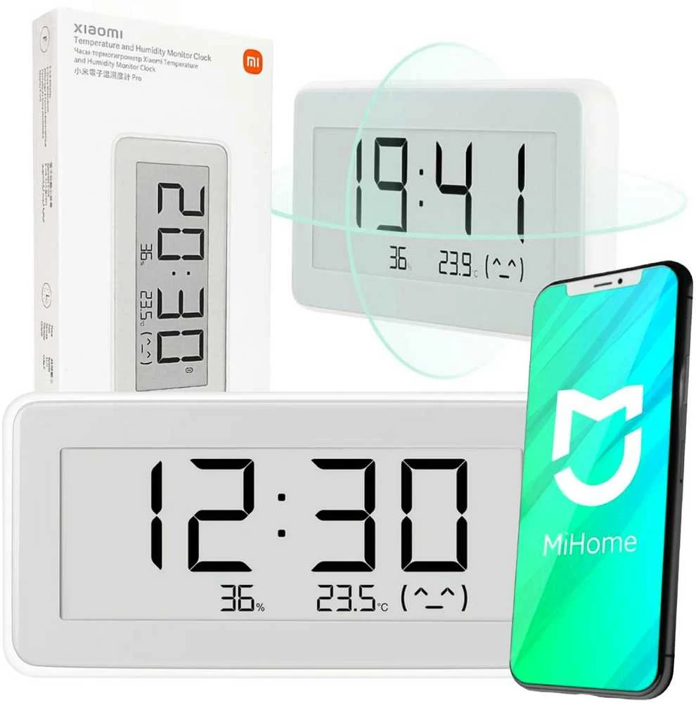 Temperatūros ir drėgmės matuoklis Xiaomi Mi Pro, baltas