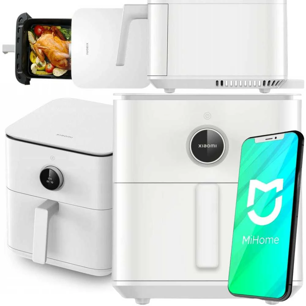 Xiaomi Gruzdintuvė Smart Air Fryer 6.5 L, Balta