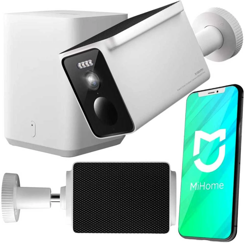 Stebėjimo kamera Xiaomi BW400 Pro Set | Maitinama saulės energija | 4 MP | IP66 | SD iki 256 GB