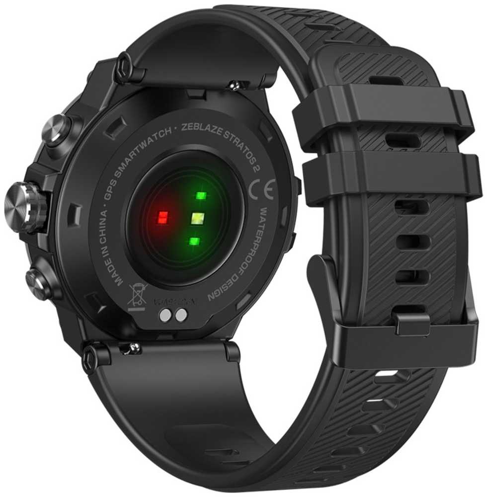 Išmanusis laikrodis Zeblaze Stratos 2 (juodas)
