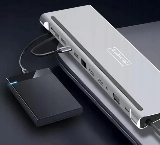 Šakotuvas Zenwire USB-C dokas / replikatorius (0000000313)