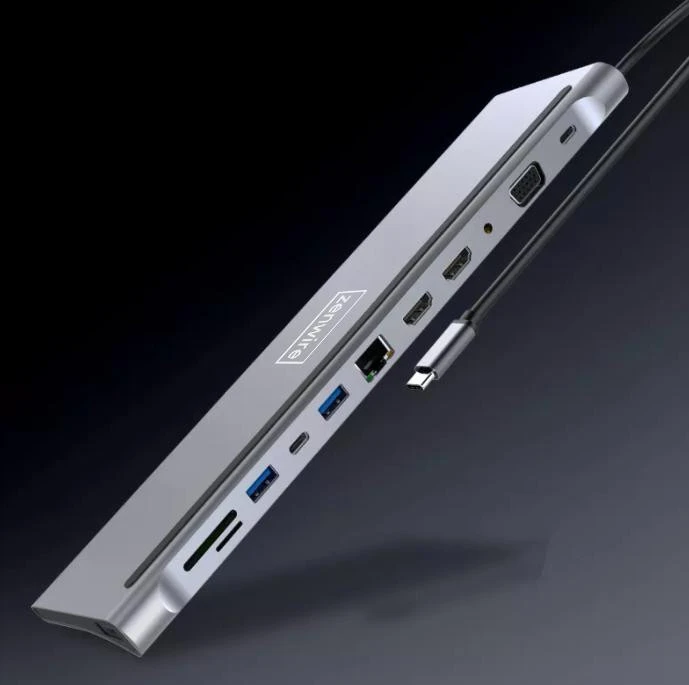Šakotuvas Zenwire USB-C dokas / replikatorius (0000000313)