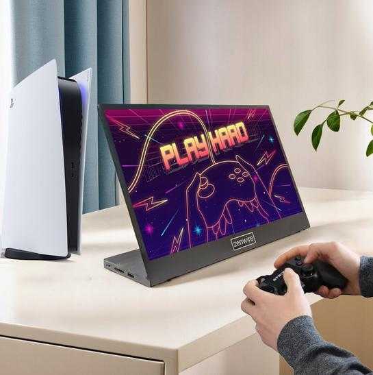 Nešiojamas monitorius „Full HD“ 14 colių IPS HDR USB-C HDMI Zenwire M8