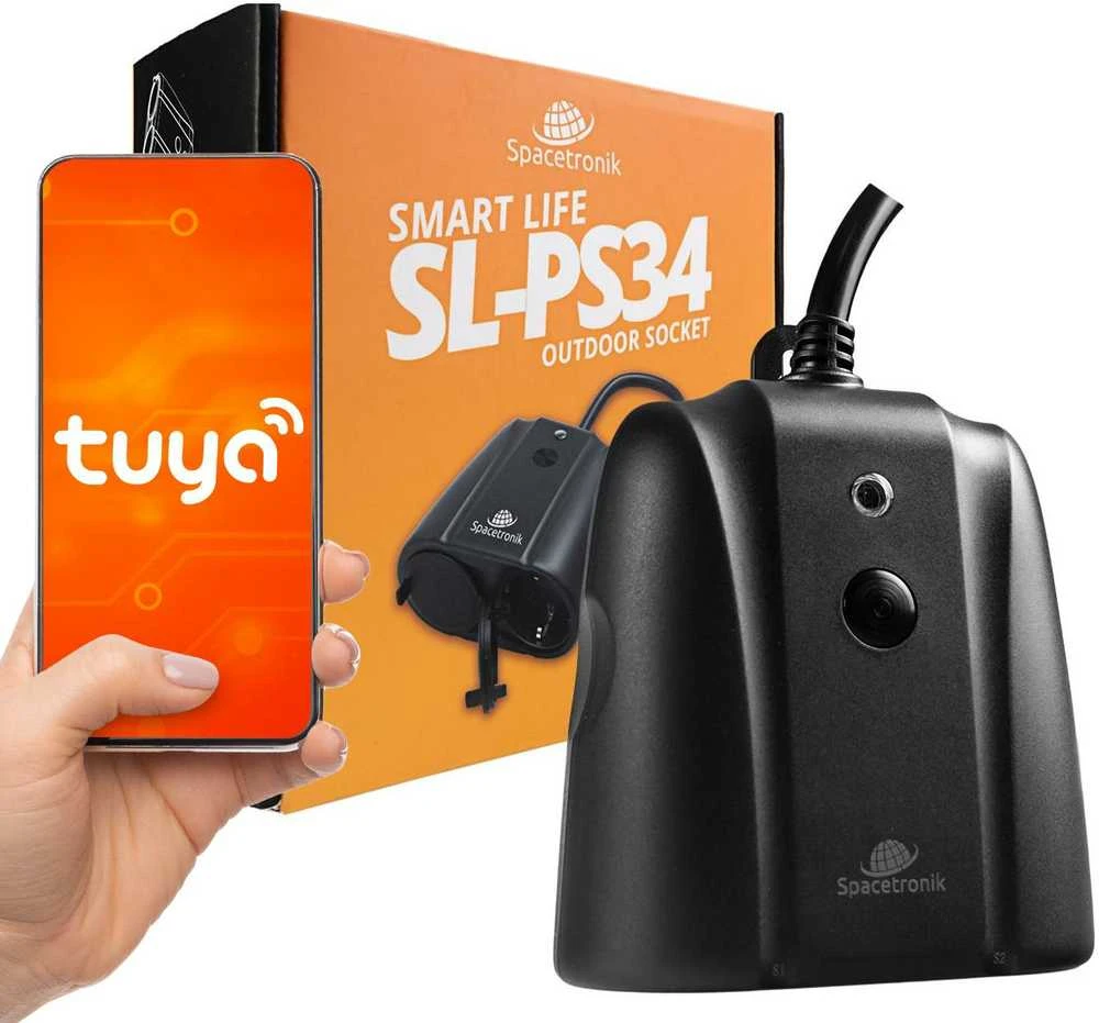 Spacetronik IŠMANUS IŠORINIS ELEKTRINIS SKIRSTYTUVAS SL-PS34 Wi-Fi, Tuya Smart