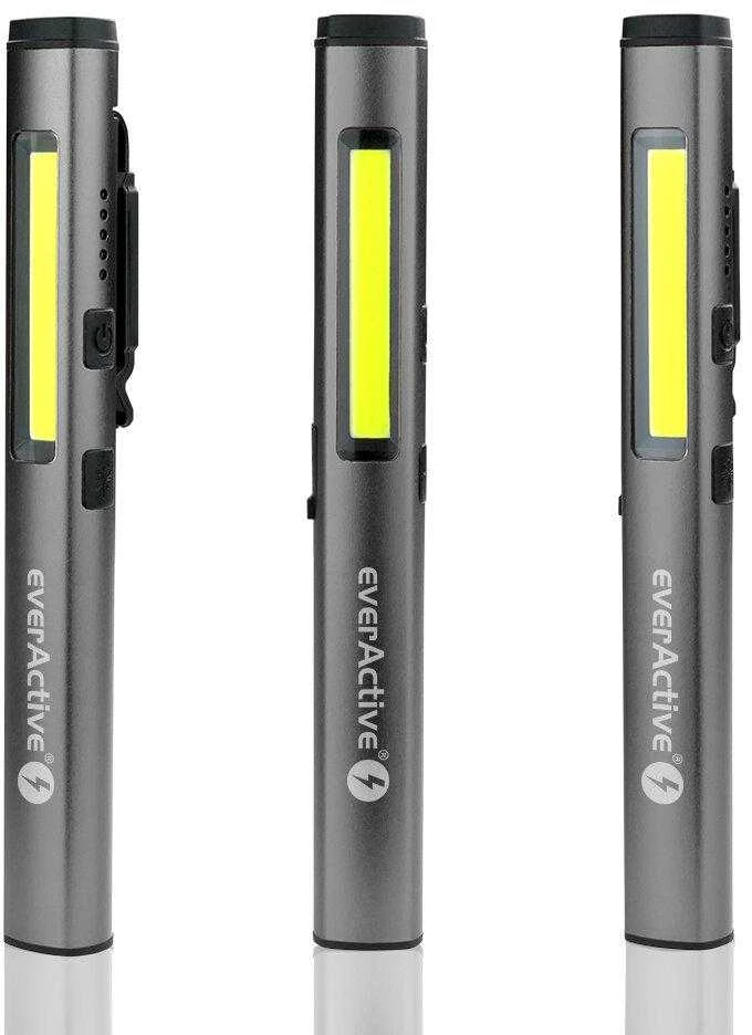 Apšvietimo Lempa - everActive PL-350R 350lm 3.7V IP54 Aliuminis