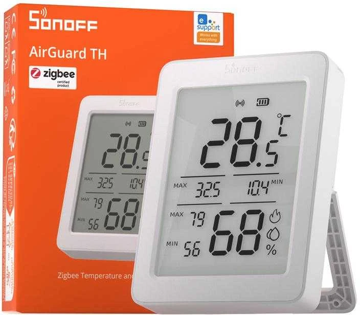 Sonoff AirGuard TH Zigbee temperatūros ir drėgmės sensorius SNZB-02DR2