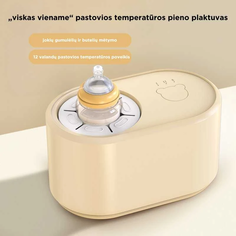 Goapa Automatinis kūdikių pieno mišinukų plakiklis palaikantis pirminę temperatūrą
