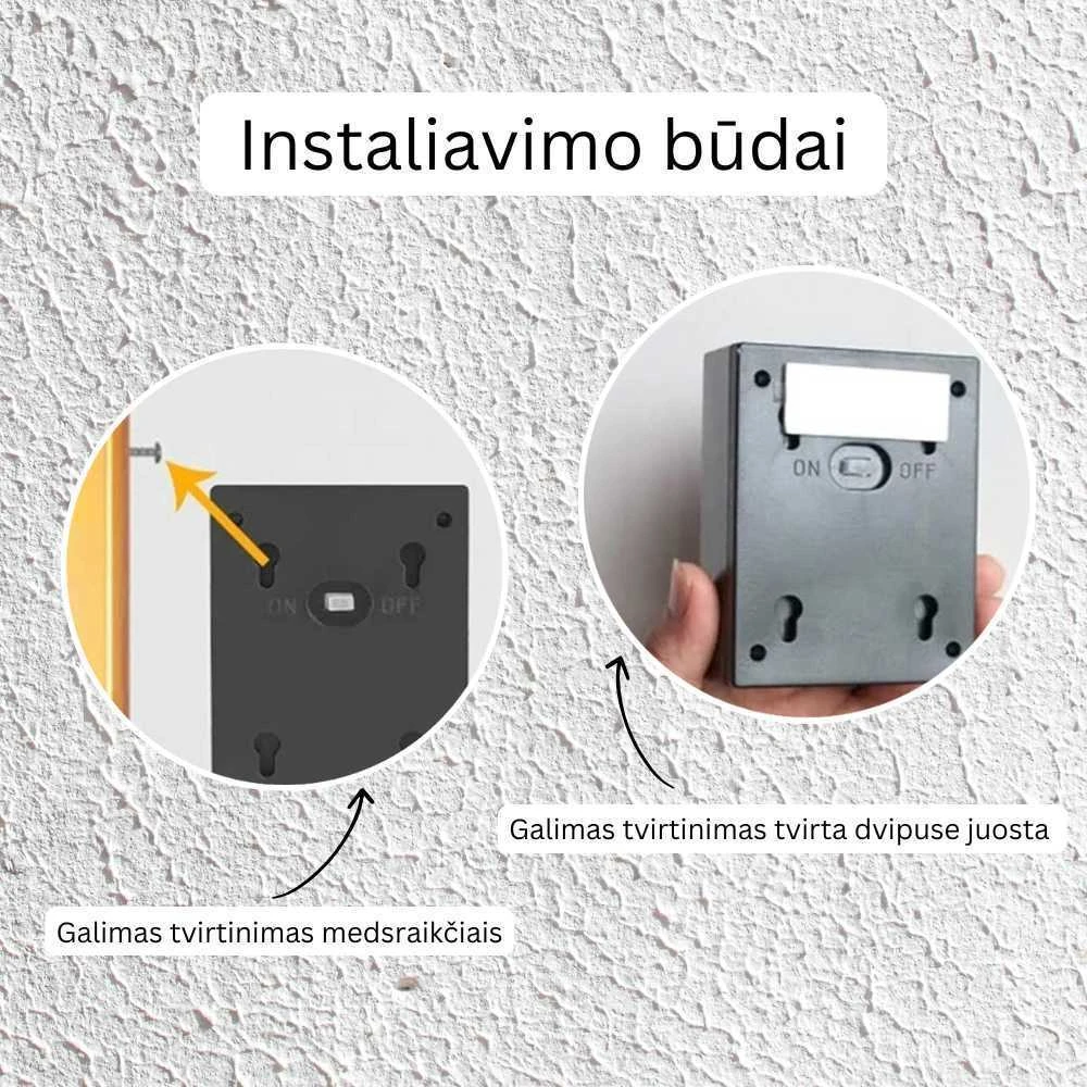 Goapa Lauko šviestuvas su saulės baterija, 2 vnt