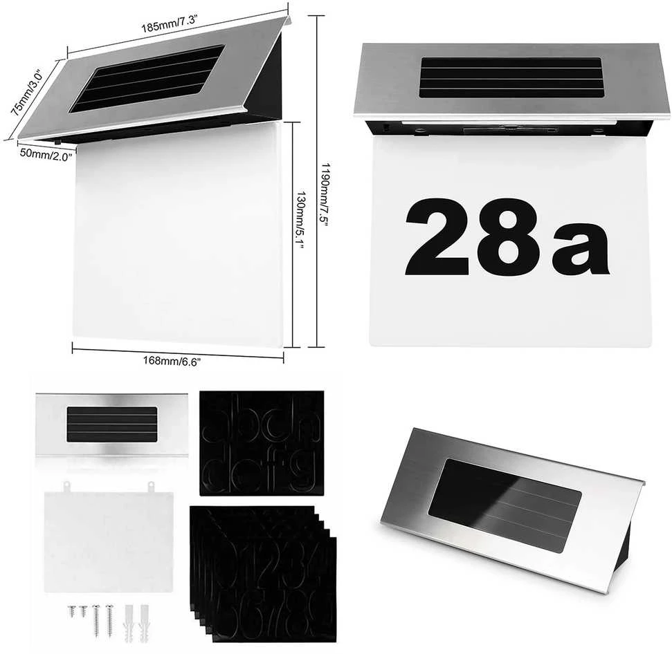 Goapa LED namo numerio šviestuvas