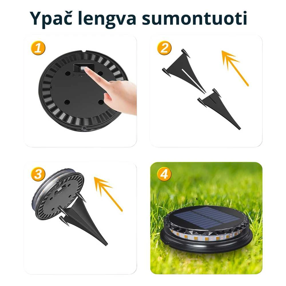 Goapa LED sodo šviestuvas, 1 vnt.