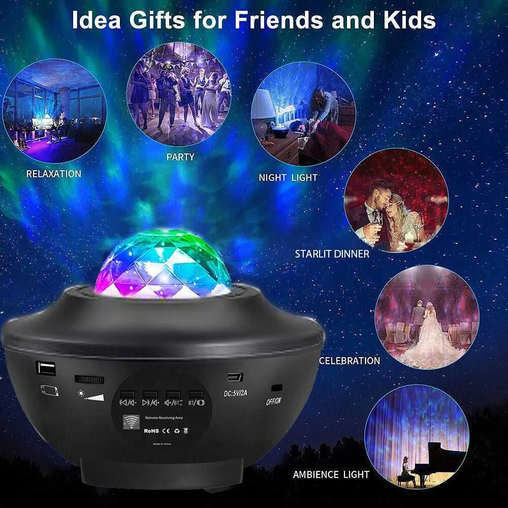 Goapa LED žvaigždžių projektorius RGB StarLight