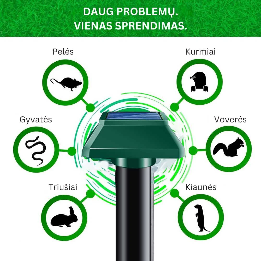 Goapa Repelentas nuo kurmių, pelių ir žiurkių, 2 vnt