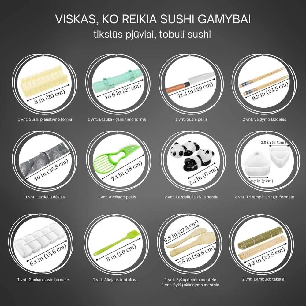 Goapa Sushi gaminimo rinkinys