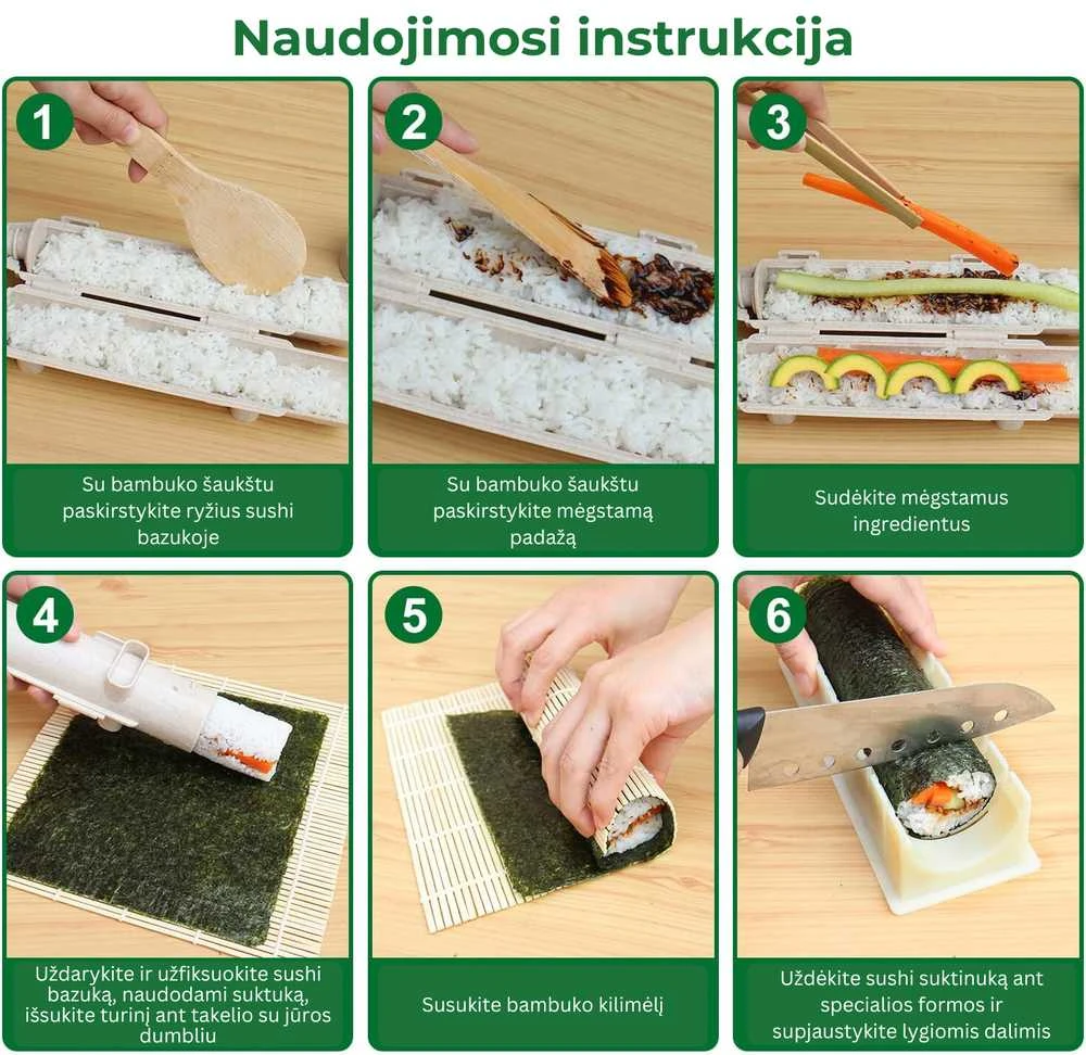 Goapa Sushi gaminimo rinkinys