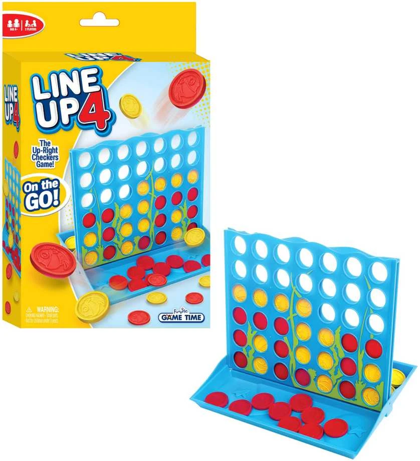 FUNVILLE GAMES žaidimas Line Up 4, kelioninė versija, 61142