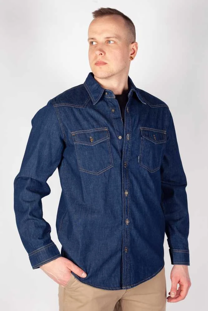 Džinsiniai marškiniai Cross Jeans