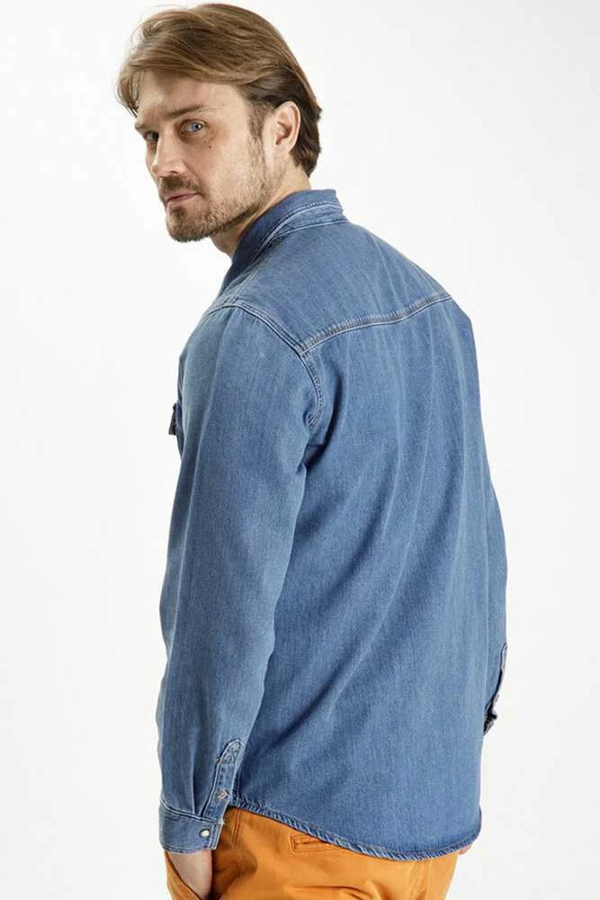 Džinsiniai marškiniai Cross Jeans