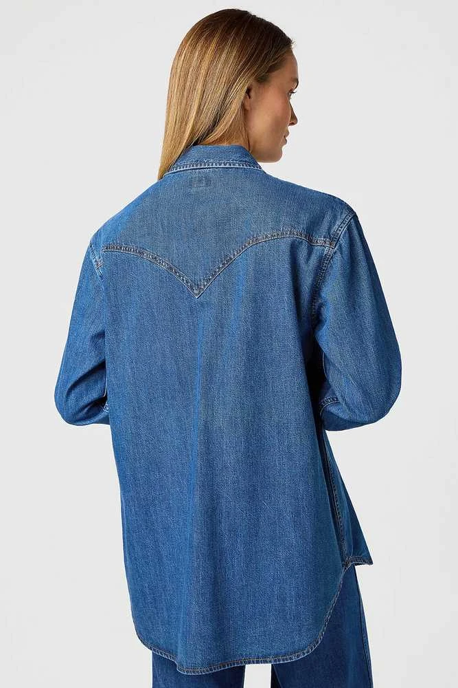 Džinsiniai marškiniai Wrangler