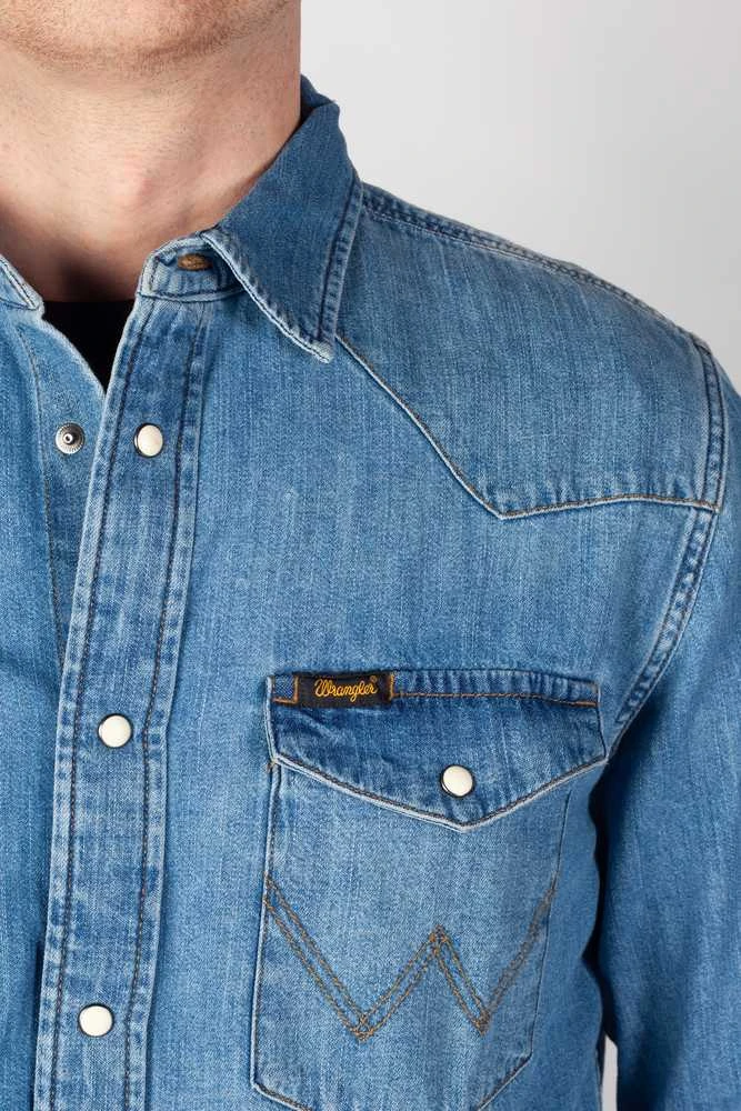 Džinsiniai marškiniai Wrangler