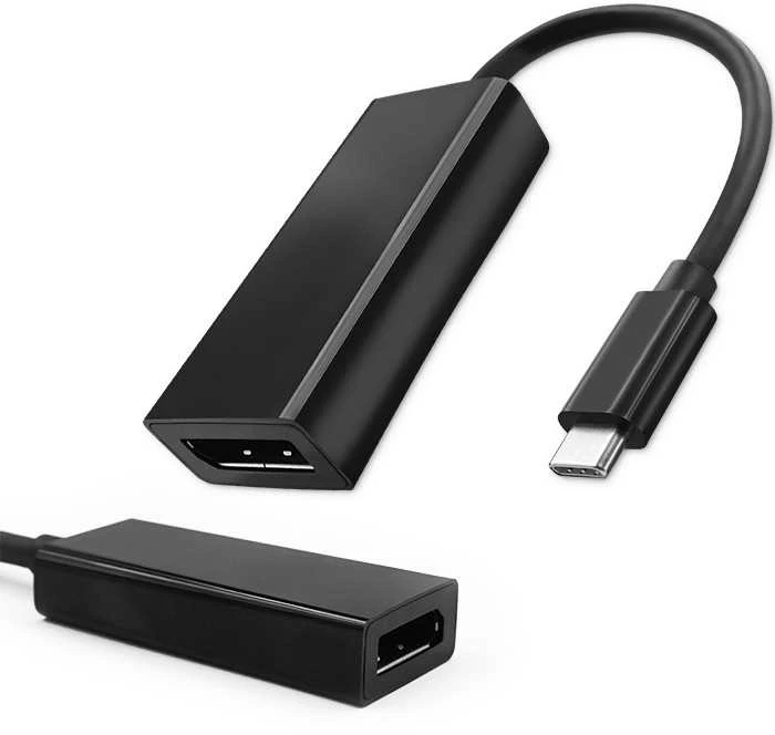 QOLTEC 50377 USB 3.1 adapteris C tipo vyriškas / DP moteriškas 4K 23cm