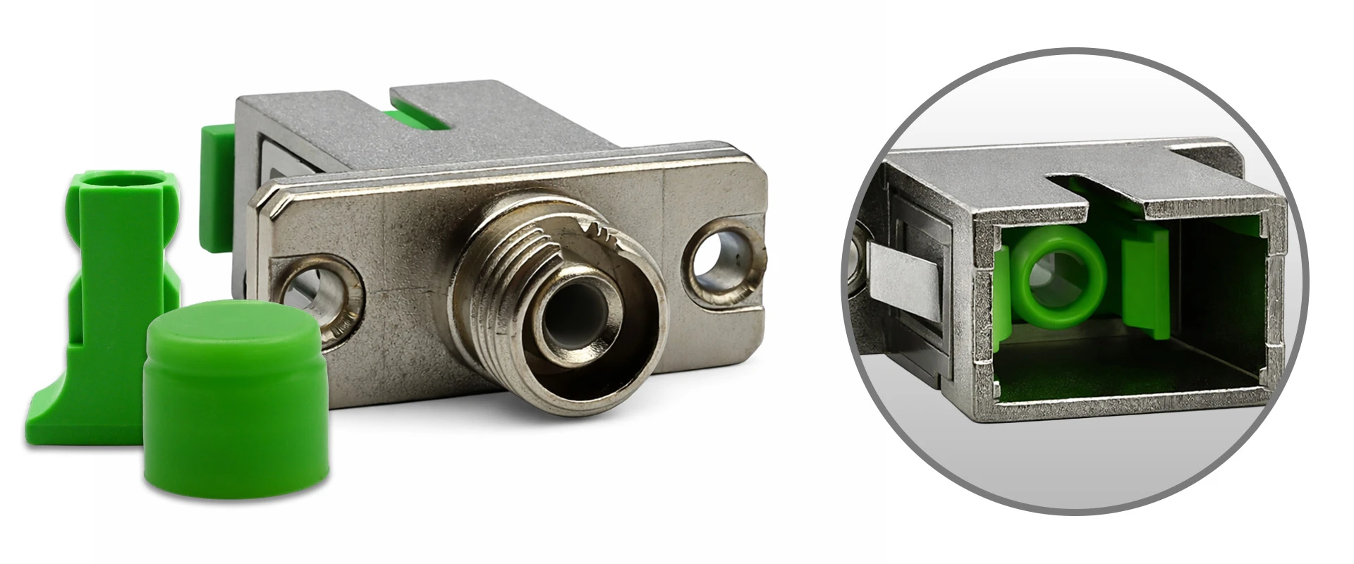 Qoltec Adapteris hibridas FC/APC - SC/APC | Simplex | Vienmodis aprašymas - Prekės nuotrauka