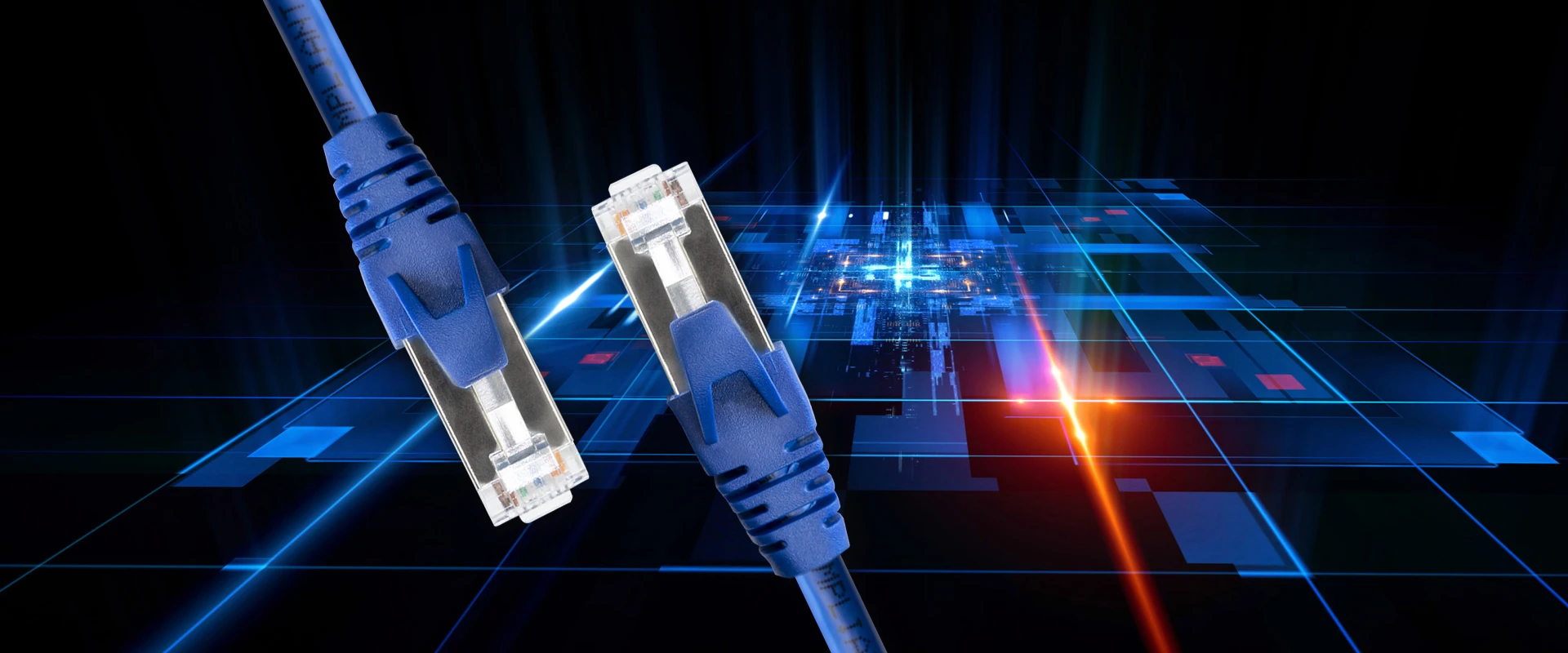 Qoltec Kabelis Patchcord FTP | CAT6 | 2 x RJ-45 | 3m | High speed | Gold | Ekranowany aprašymas - Prekės nuotrauka