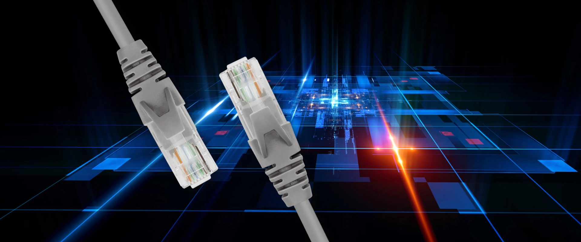 Qoltec Kabelis Patchcord UTP | CAT5e | 2 x RJ-45 |1.5m | High speed | Gold aprašymas - Prekės nuotrauka