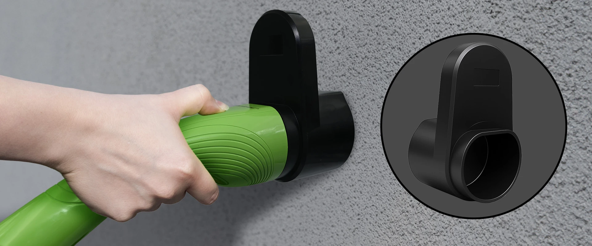 Qoltec 2in1 Type2 | 22kW | 400V | Wi-Fi | TUYA | SMART LIFE | LCD | Nešiojamas | Sieninis įkroviklis | 7m aprašymas - Prekės nuotrauka