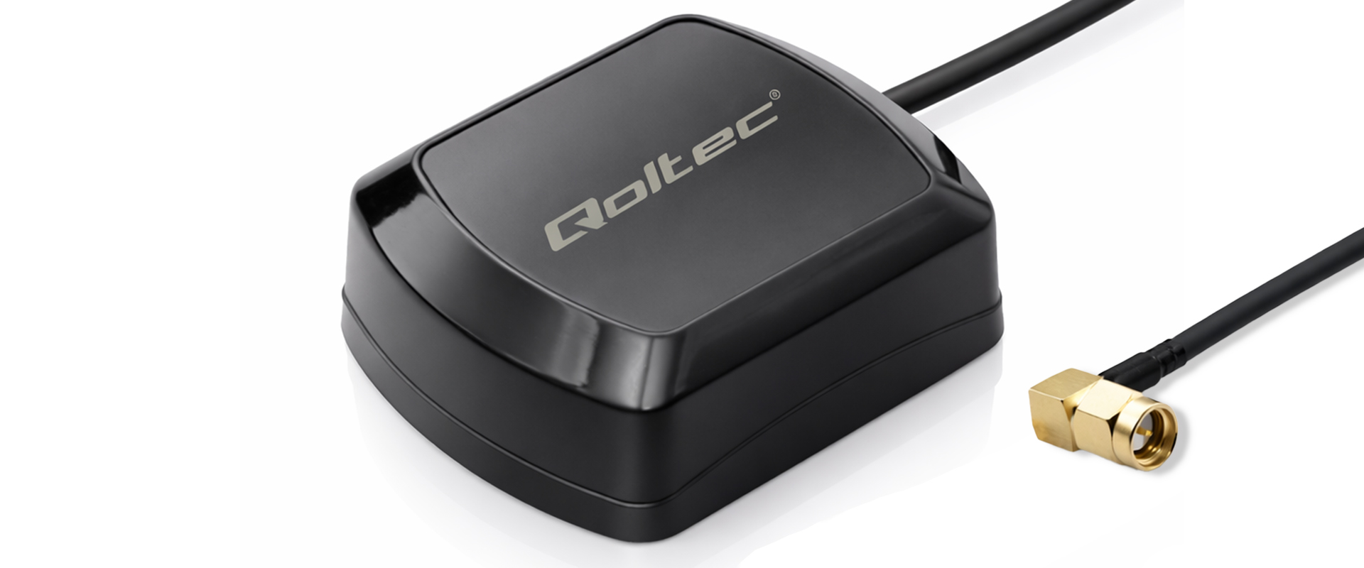 „Qoltec“ mobilioji GPS GLONASS antena su magnetiniu pagrindu | Visakryptė | 28 dBi | SMA RA aprašymas - Prekės nuotrauka