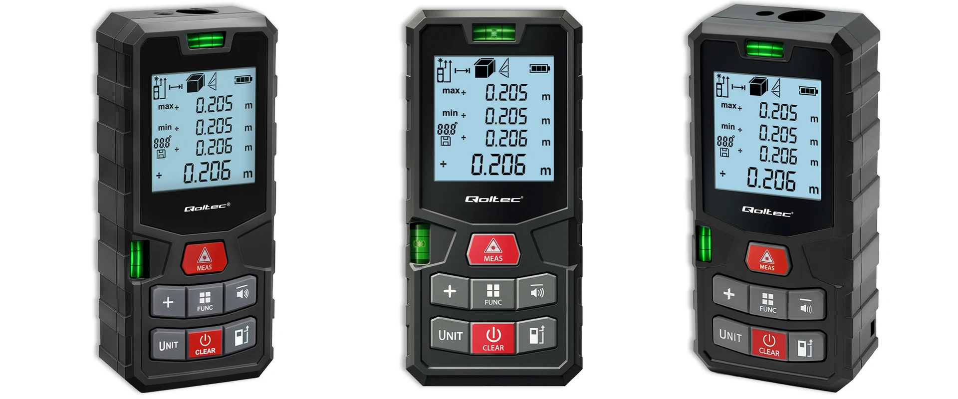 „Qoltec Precision“ skaitmeninis lazerinis atstumo matuoklis su nivelyru | su LCD ekranu | 120 m aprašymas - Prekės nuotrauka „Qoltec Precision“ skaitmeninis lazerinis atstumo matuoklis su nivelyru | su LCD ekranu | 120 m aprašymas - Prekės nuotrauka