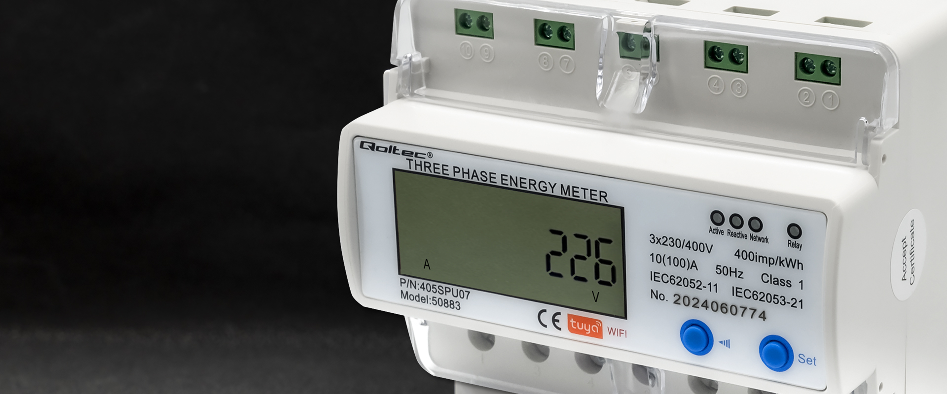 qoltec-trifazis-elektroninis skaitiklis