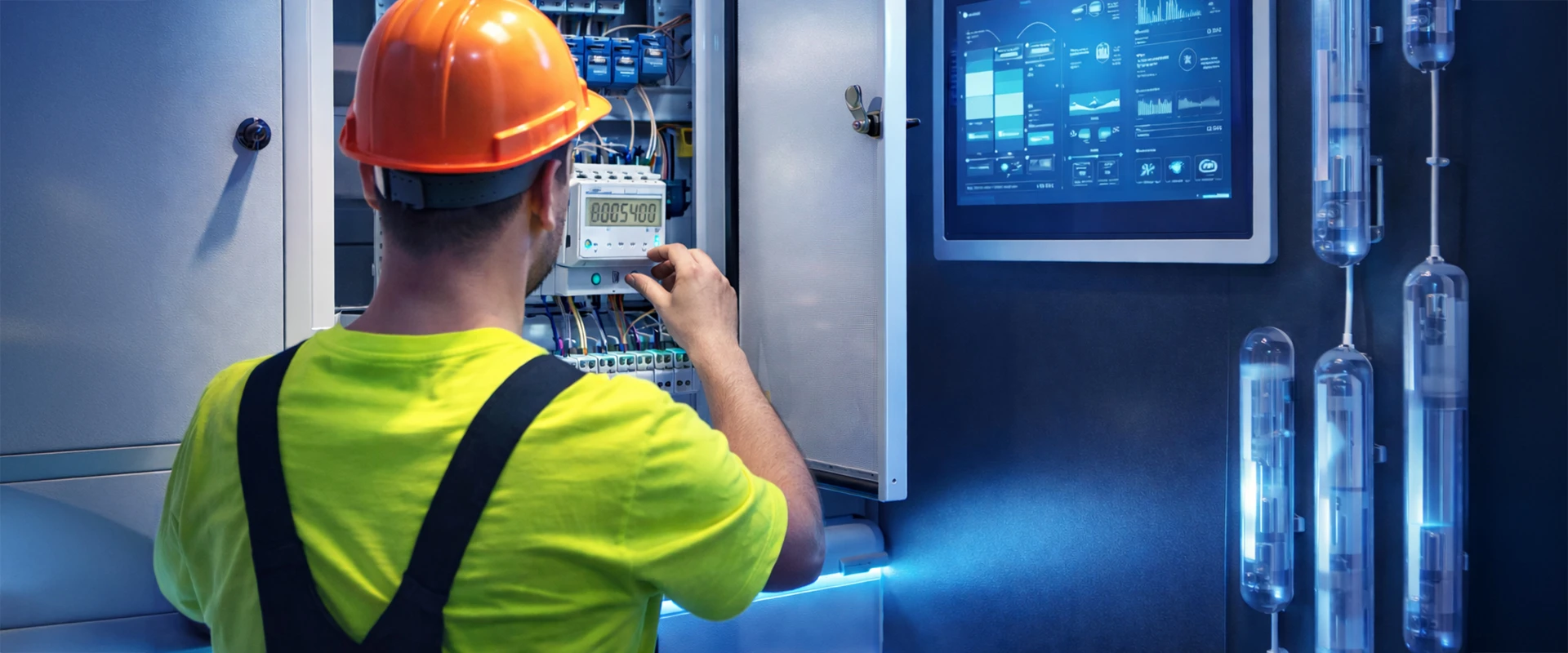 „Qoltec“ trifazis elektroninis skaitiklis | Energijos suvartojimo skaitiklis, montuojamas ant DIN bėgelio | 400 V | 100 A | LCD | LED | 7P aprašymas - Prekės nuotrauka „Qoltec“ trifazis elektroninis skaitiklis | Energijos suvartojimo skaitiklis, montuojamas ant DIN bėgelio | 400 V | 100 A | LCD | LED | 7P aprašymas - Prekės nuotrauka