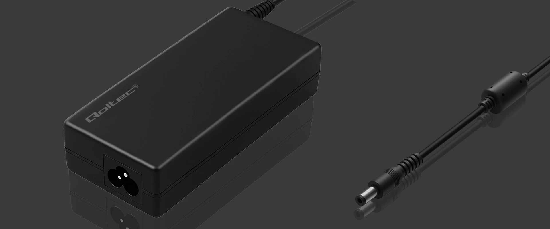 Qoltec Maitinimo šaltinis desktopowy 60W | 12V | 5A | 5.5*2.5 | +kabelis zasilający aprašymas - Prekės nuotrauka